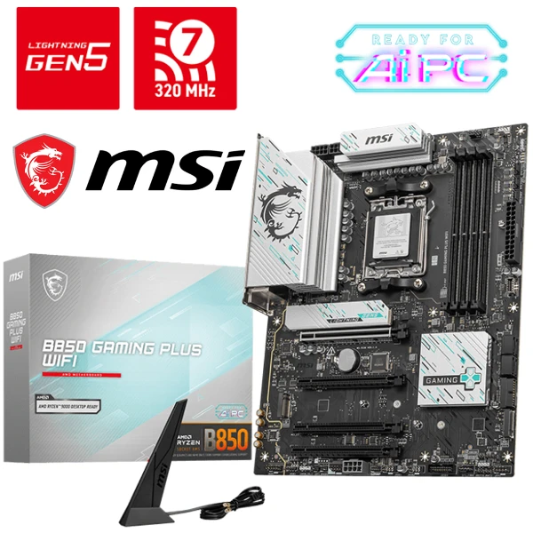 【MSI 微星】B850 GAMING PLUS WIFI 主機板(次世代遊戲效能主機板)