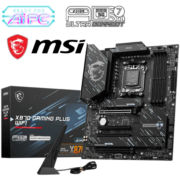 【MSI 微星】X870 GAMING PLUS WIFI 主機板(支援超頻 4K電競首選)