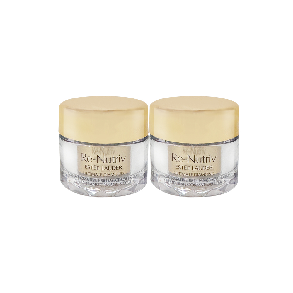 【ESTEE LAUDER 雅詩蘭黛】白金級黑鑽松露逆時煥顏霜(7ml 2入組（公司貨）)