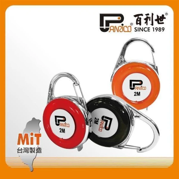 【Panrico】2M彩色掛鉤捲尺/公分-英吋/隨機出貨不挑色(無)