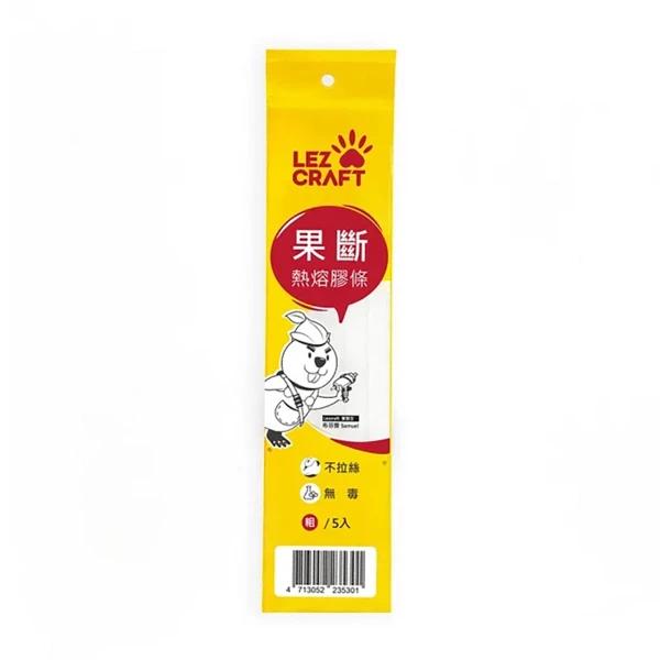 【Hot Melt 合得妙】果斷熱熔膠條-棒 Φ11.2mm x L300mm 台灣製(5支入 /包 388A)