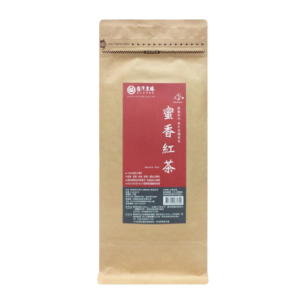 台灣農林】莊園系列原片立體茶包蜜香紅茶(2.5gX50入/ 包TB800009) - 全