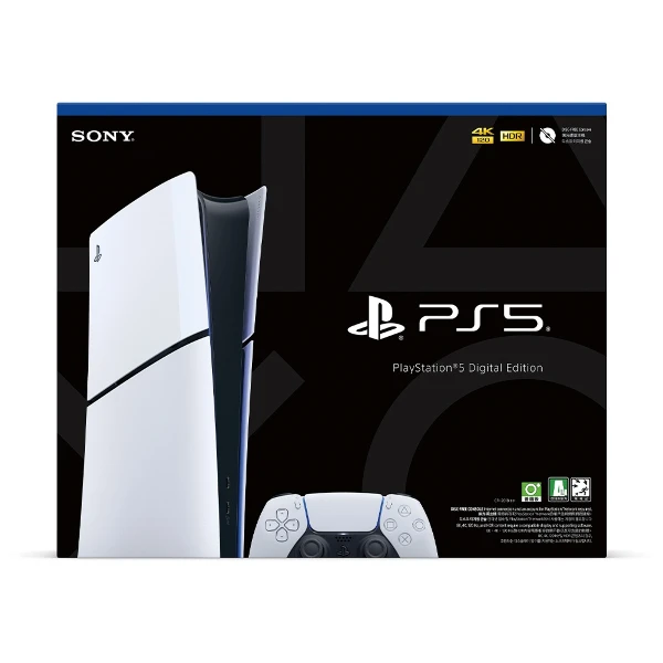 【PlayStation】PS5 新款 Slim 數位版 輕薄型主機(CFI-2118B01)(數位版(825GB))