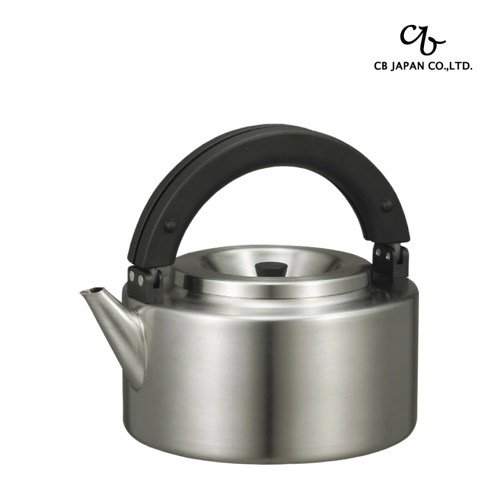 日本CB Japan】不鏽鋼扁平快煮壺煮水壺茶壺(附濾網, 2.25L) - 全聯全電商