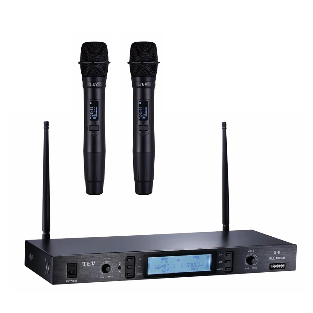 【TEV】TR-5100 專業級UHF可調頻100頻道無線麥克風(1U)