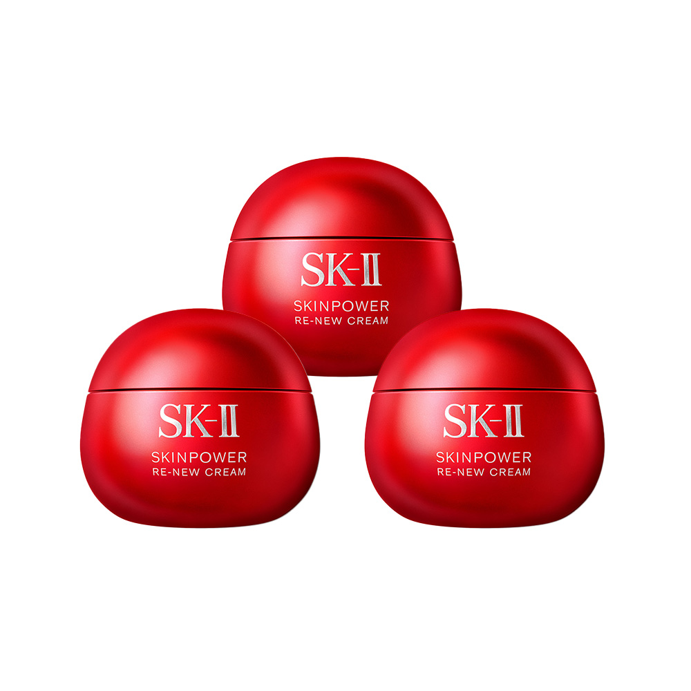 【SK-II】肌源賦能煥顏活膚霜 100g 新版 三入組(公司貨)