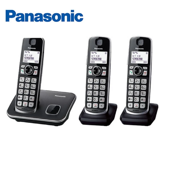 【Panasonic 國際牌】DECT長輩用數位無線電話(三子機) (KX-TGE613TWB)