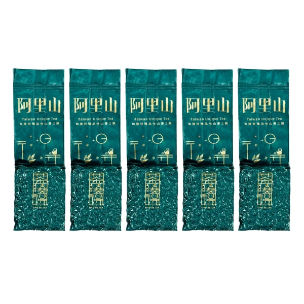 【茶曉得】阿里山濃香型烏龍茶5件組(150gx5包)