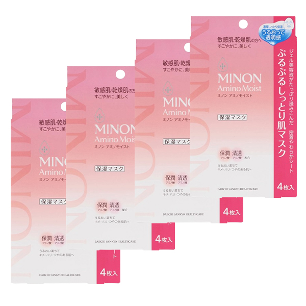 【MINON 蜜濃】水潤保濕修護面膜4枚/盒*4入組(航空版)