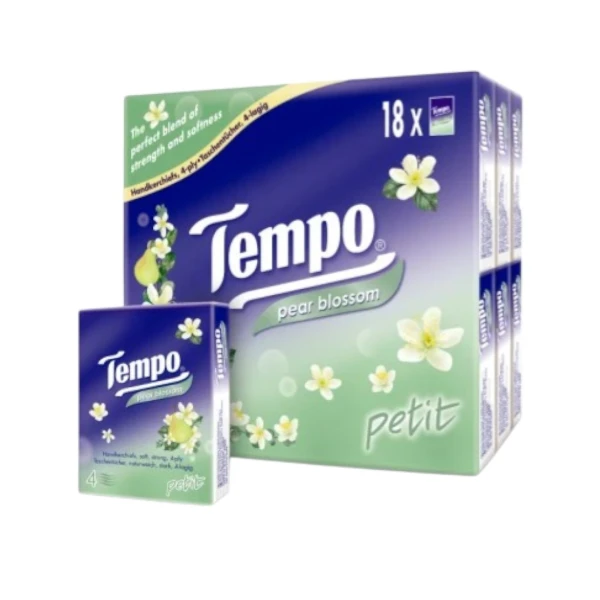【TEMPO】4層紙手帕-限定版(7抽*18包)