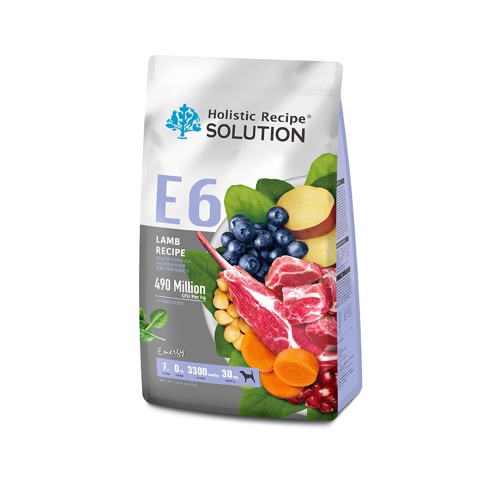 SOLUTION 耐吉斯】無穀狗飼料(E2活力羊肉餐、成犬配方、小顆粒、4.54kg) - 全聯全電商