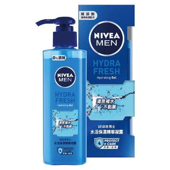 【NIVEA 妮維雅】男士水活保濕精華凝露(150ml)