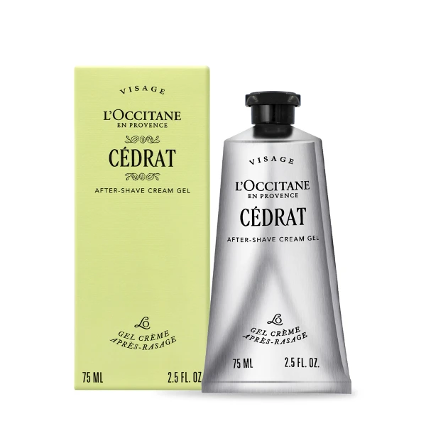 【L'Occitane 歐舒丹】枸櫞鬍後舒緩凝乳 75ml(公司貨)