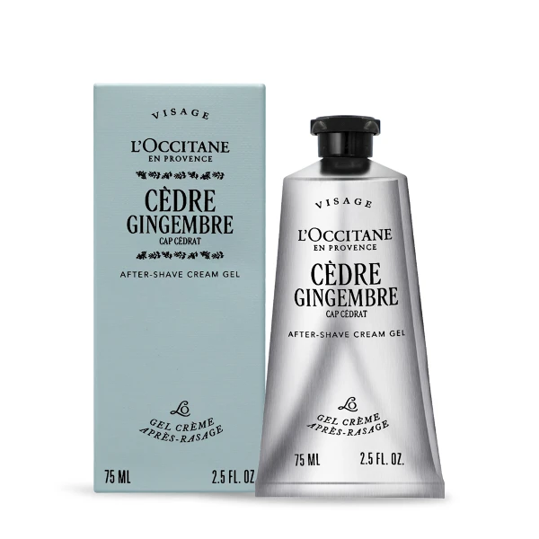 【L'Occitane 歐舒丹】雪松生薑鬍後舒緩凝乳 75ml(公司貨)