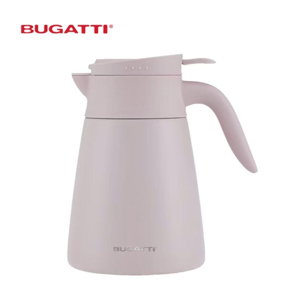 【Bugatti 布加迪】1000ml 桌上型不銹鋼保溫壺 - (BBC-SP1000PN)
