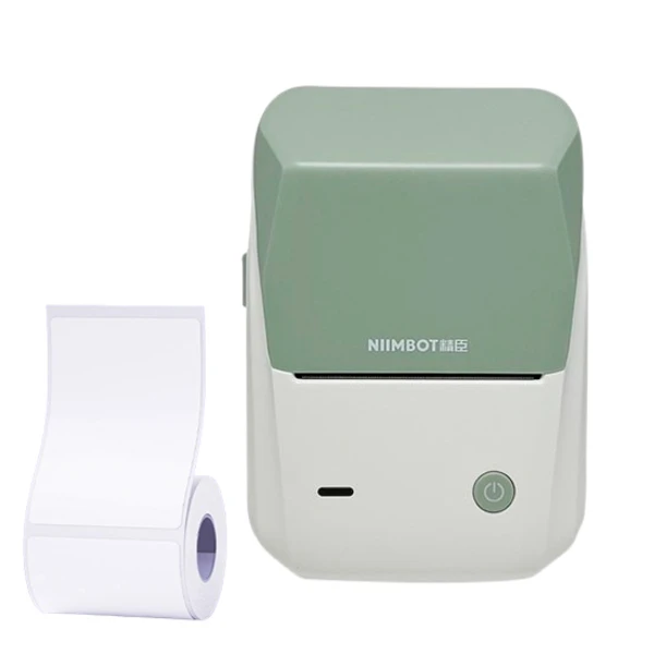 【NIIMBOT 精臣】B1標籤機-艾綠(附白色貼紙)(台灣公司貨)
