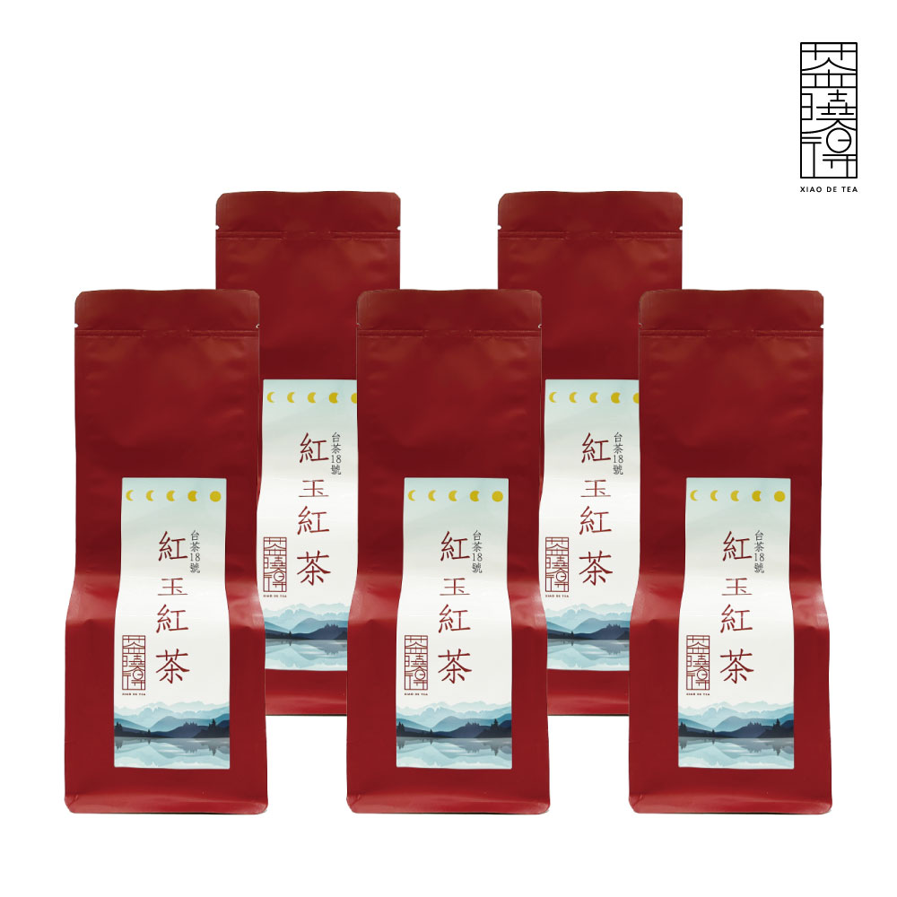 【茶曉得】臺灣精緻紅玉紅茶5件組(100gx5包)