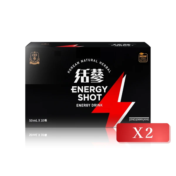 【正官庄】活蔘28D ENERGY SHOT 50mlx10瓶/盒(2入組)