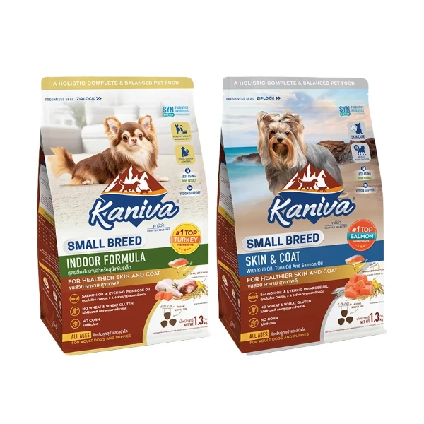【Kaniva 卡咪哇】【2入組】1.3kg 全齡小型犬飼料((購買二件贈送泰國寵物喝水神仙磚))