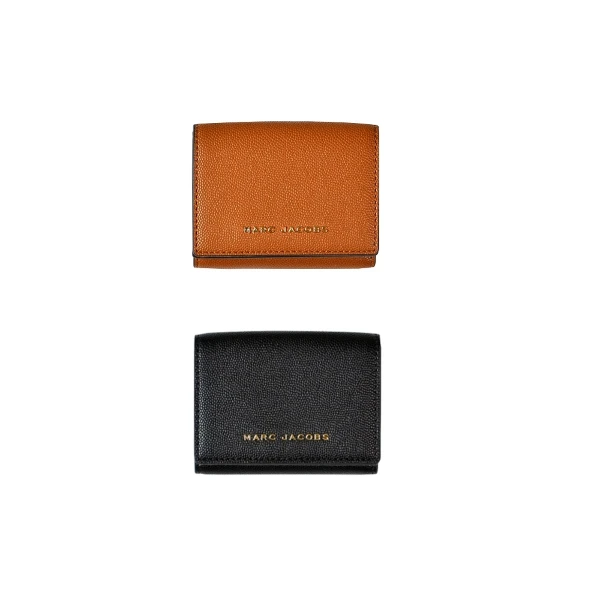 【Marc Jacobs】三折短夾 證件 紙鈔 零錢款(MARC JACOBS 馬克賈伯  三折)(二色任選)
