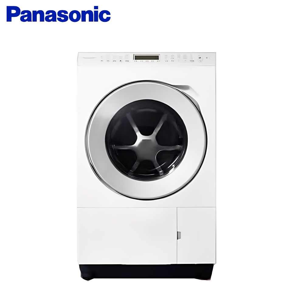 【Panasonic 國際牌】日製12/6kg頂級旗艦熱泵式滾筒洗烘衣機(左開式)含基本安裝+舊機回收(NA-LX128EL)