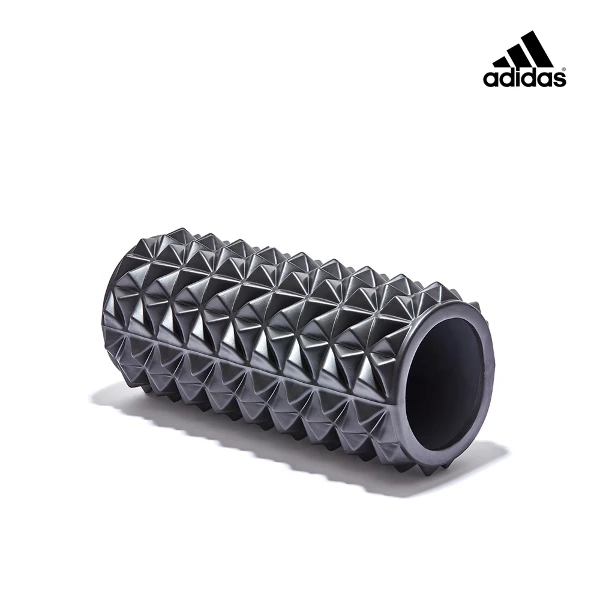 【adidas 愛迪達】3D菱格按摩滾筒(黑)