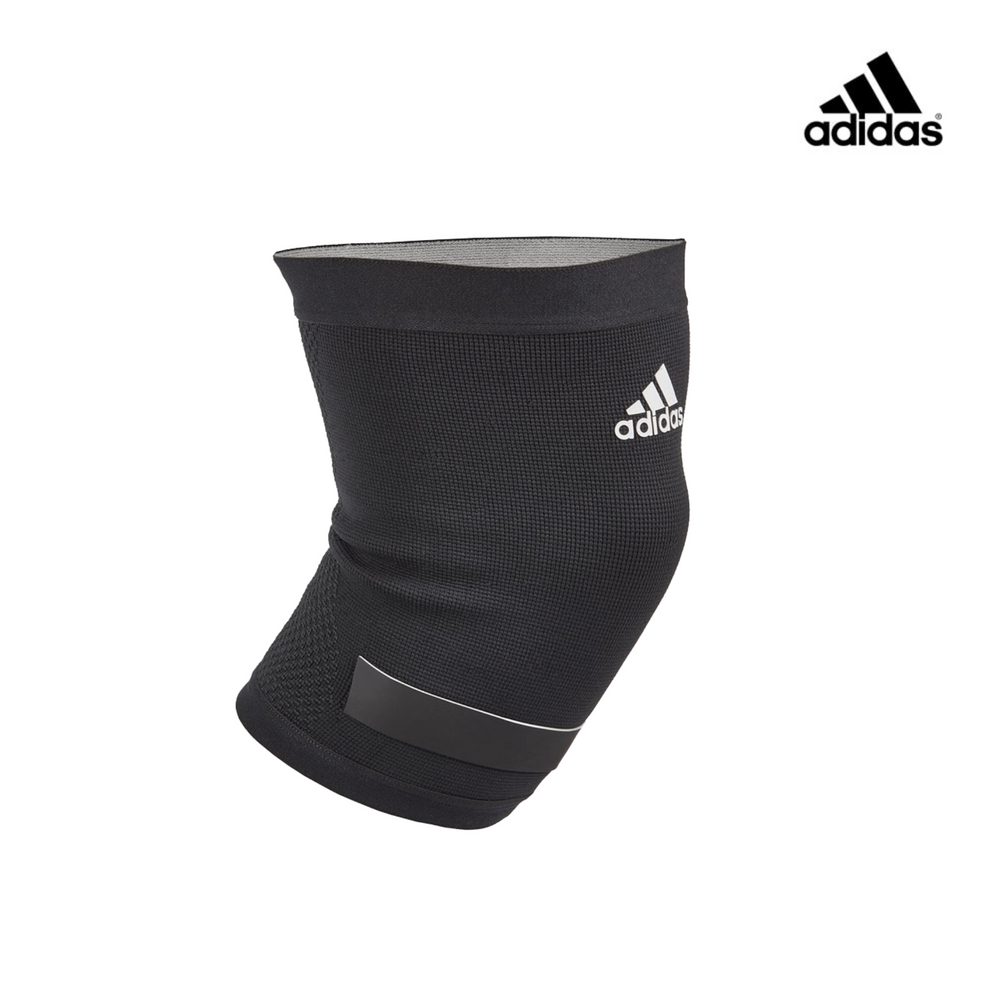 【adidas 愛迪達】膝關節用氣墊彈性護套(S-XL 護膝)