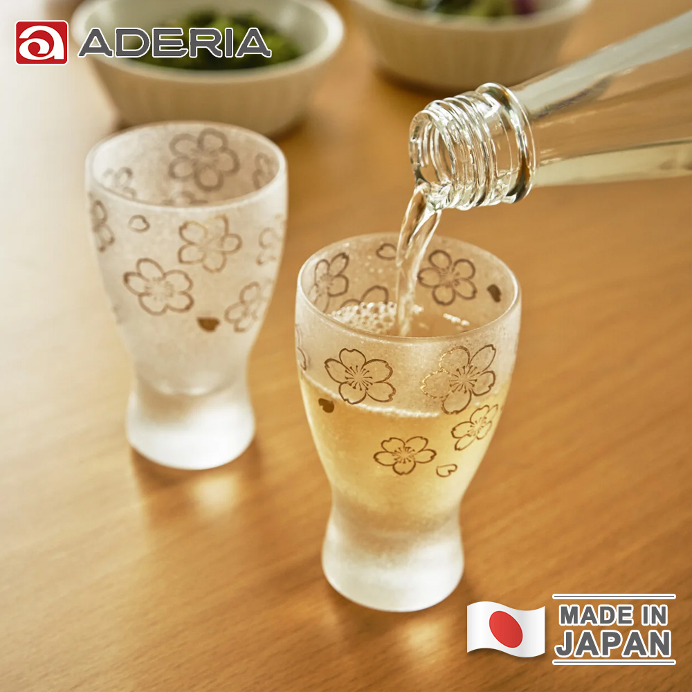 日本ADERIA】日本製金彩櫻花酒杯/清酒杯對杯組(100ml) - 全聯全電商