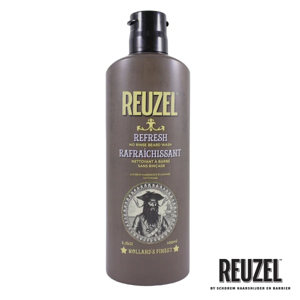 【REUZEL】免沖保濕潔淨鬍鬚泡沬(200ml)
