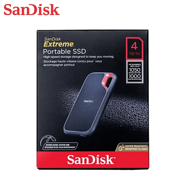 【SanDisk】SanDisk Extreme 4TB 行動固態硬碟 Type-C SSD外接硬碟 E61(SDSSDE61)