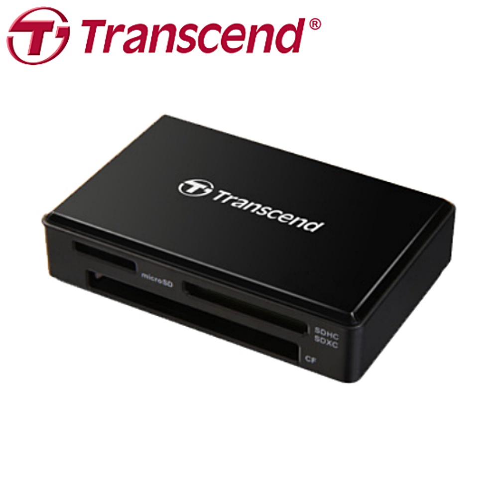 【Transcend 創見】RDF8 USB 3.1 多合一讀卡機 SD/microSD/CF卡適用(RDF8)