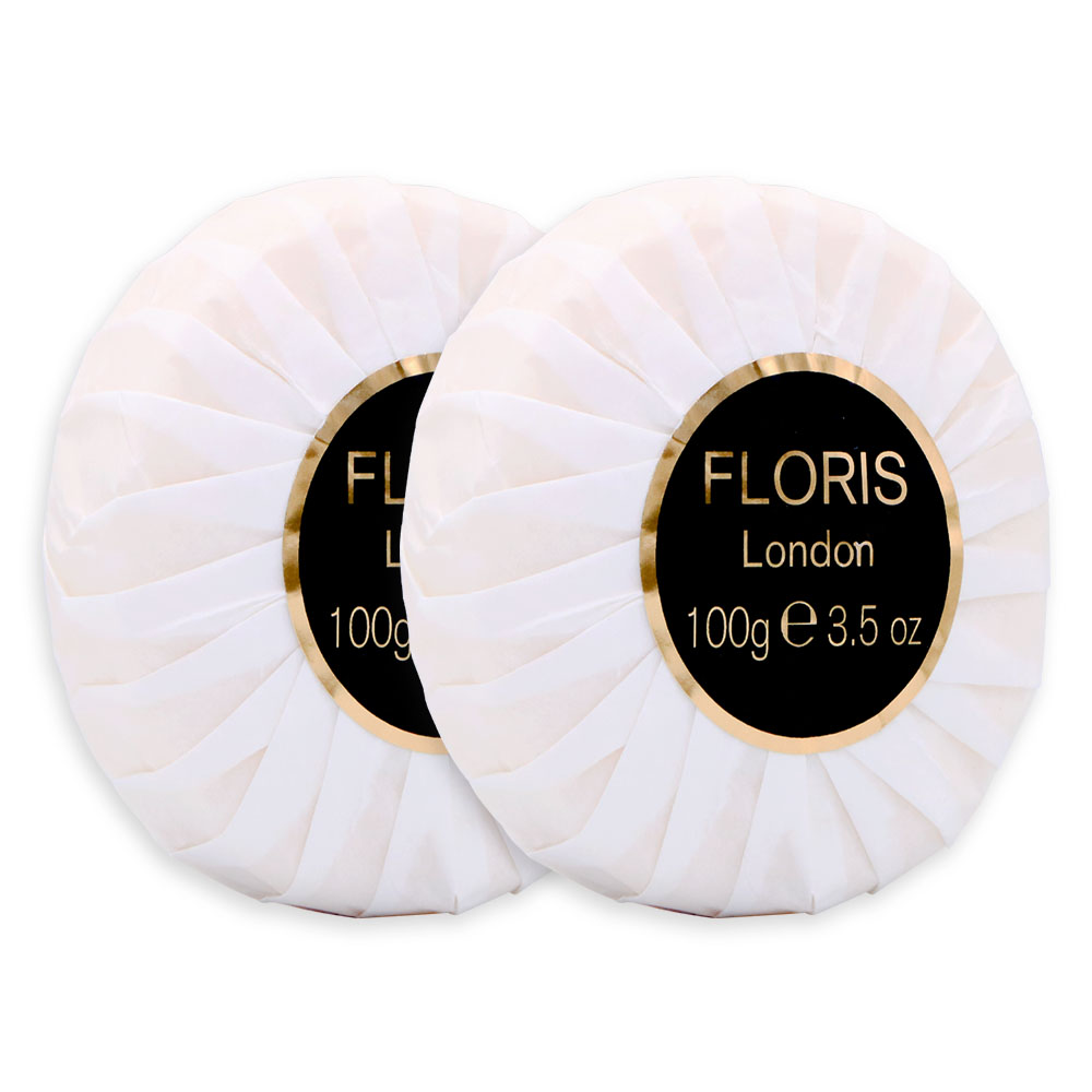 【FLORIS】London 奢華沐浴皂 (100g X2入組【原廠公司貨】)