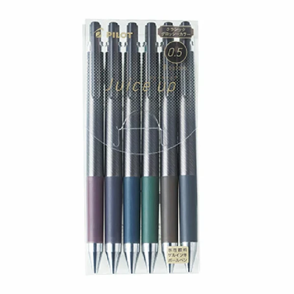 【百樂】PILOT 超級果汁筆 復古 0.5mm (6色/組 LJP-120S5-CG-S6)