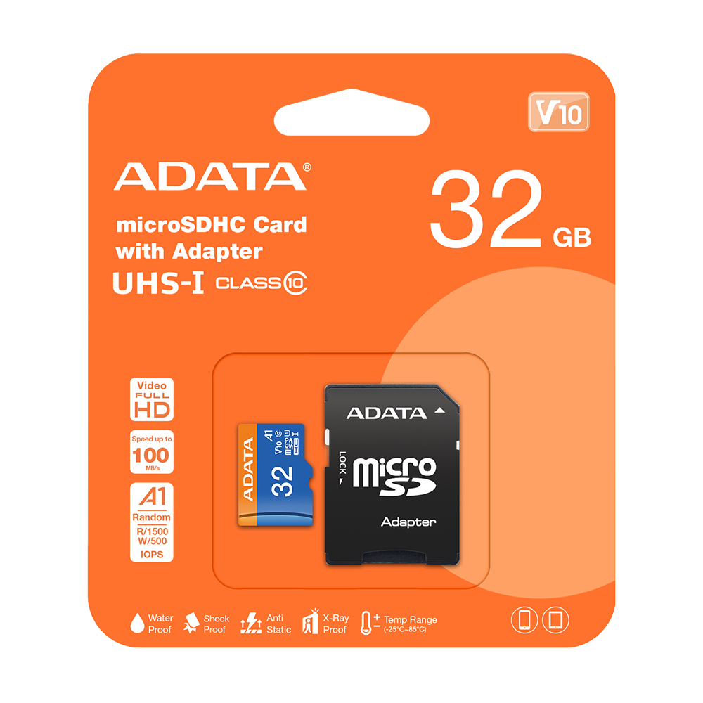 【ADATA 威剛】Premier 32G microSD UHS-I C10 記憶卡(32GB)