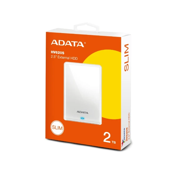 【ADATA 威剛】威剛 HV620S 2TB USB 3.2 2.5吋 行動硬碟 白色 外接式硬碟(HV620S)
