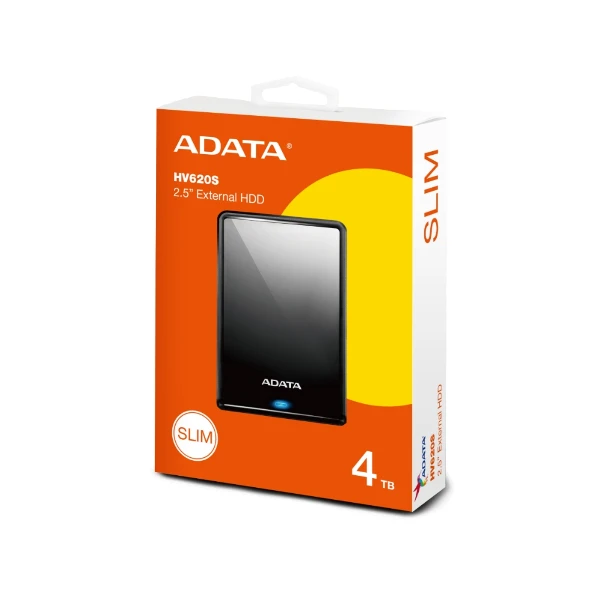 【ADATA 威剛】威剛 HV620S 4TB USB 3.2 2.5吋 行動硬碟 黑色 外接式硬碟(HV620S)