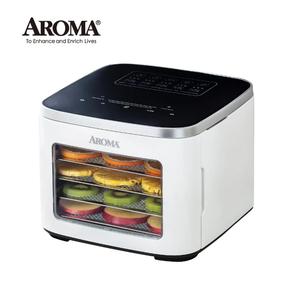 【AROMA】美國 AROMA 五層溫控乾果機 果乾機 食物乾燥機 烘乾機 附彩色食譜(AFD-350U)