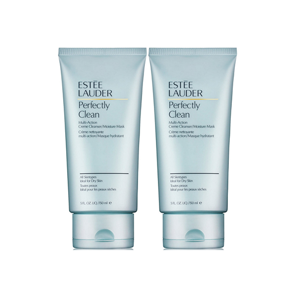 【ESTEE LAUDER 雅詩蘭黛】細緻煥採雙效淨化潔面乳150ml*2入組(航空版)