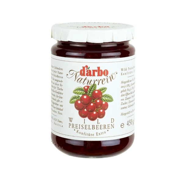 【DARBO】50%果肉越桔果醬(450gx1罐)