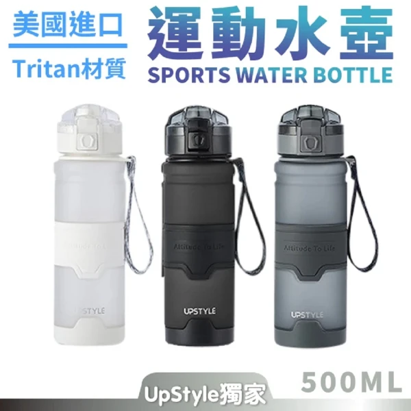 美國進口TRITAN 運動水壺 直飲水壺 500ML防摔水壺 運動水杯 水壺 健身壺(500ML)