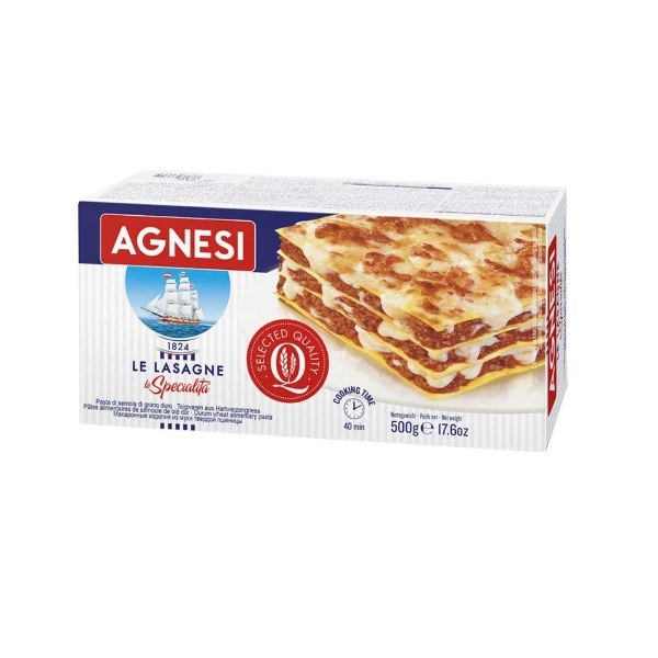 【Agnesi】義大利千層麵(500gx1盒)