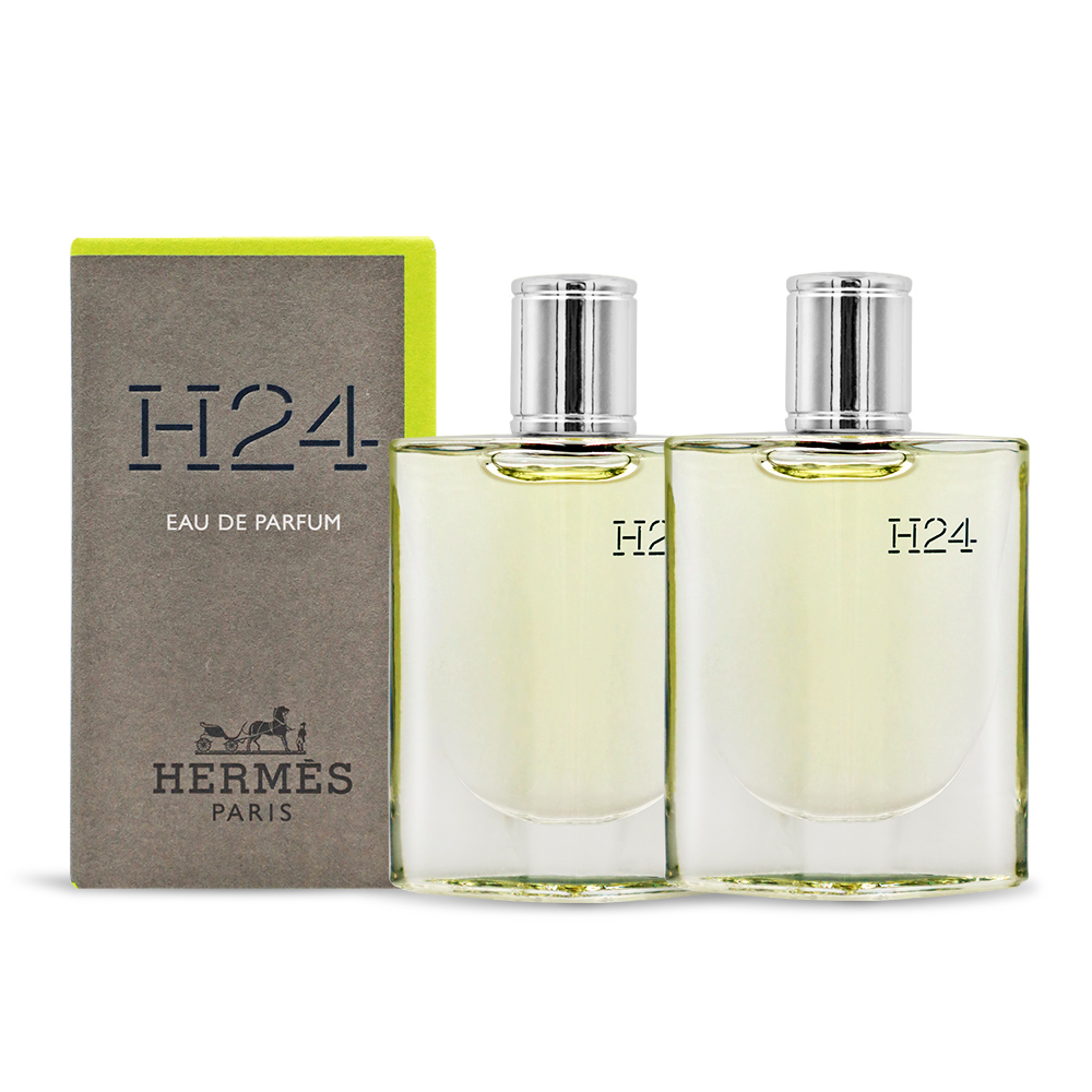【HERMES 愛馬仕】H24 男性淡香精 5ml*2(航空版)