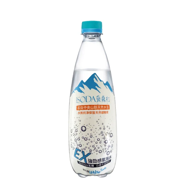 【iSODA】愛蘇打EX 強勁感氣泡水500ml(48入)