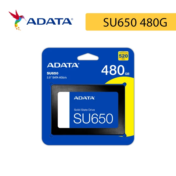 【ADATA 威剛】ADATA 威剛 Ultimate SU650 480G SSD 2.5吋固態硬碟(固態硬碟)