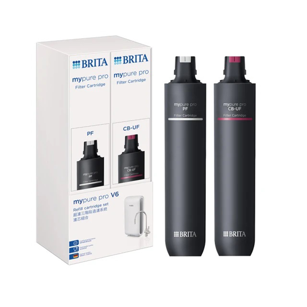 【BRITA】mypure pro V6 超濾濾芯組(一年份)((一年份))