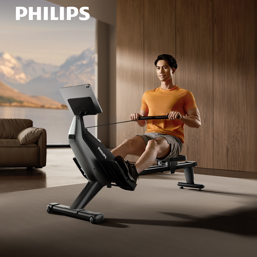 <618必搶>【PHILIPS 飛利浦】FIT3102R 飛利浦智發電磁控划船機 - 小鯊魚(一件)