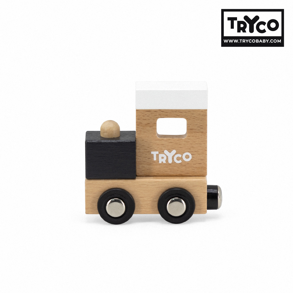 Tryco】木製字母火車-多款可選-車頭車尾及A~Z(單入)(訂單滿$500以上出