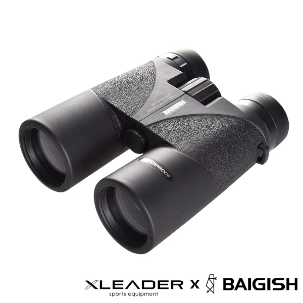 【Leader X】BAIGISH 10X42mm 廣角高倍高清夜視防水雙筒望遠鏡 附收納包(單入)