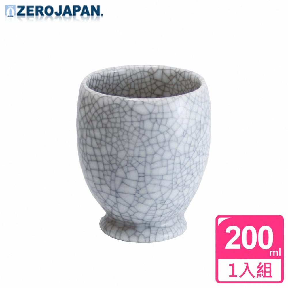 【ZERO JAPAN】冰裂之星杯(白瓷)(200cc)