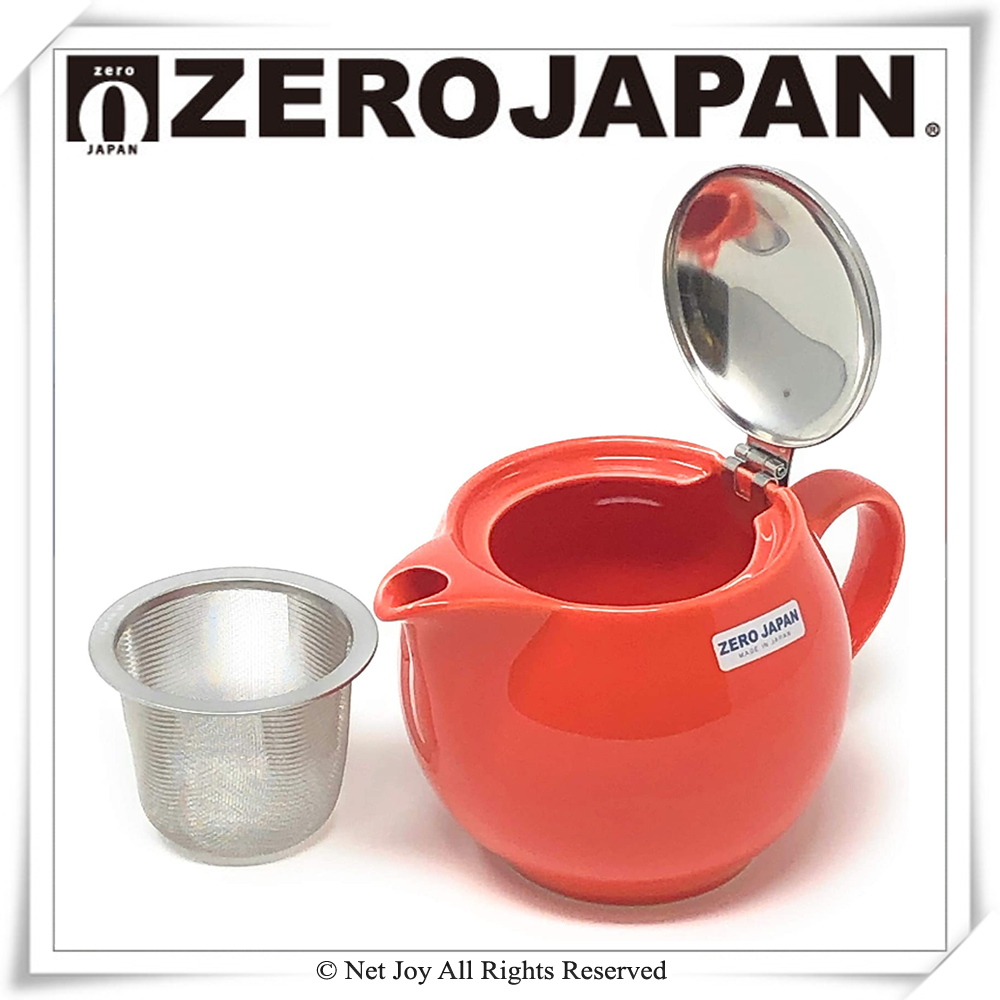 ZERO JAPAN】典藏陶瓷不銹鋼蓋壺(蘿蔔紅)(450cc) - 全聯全電商